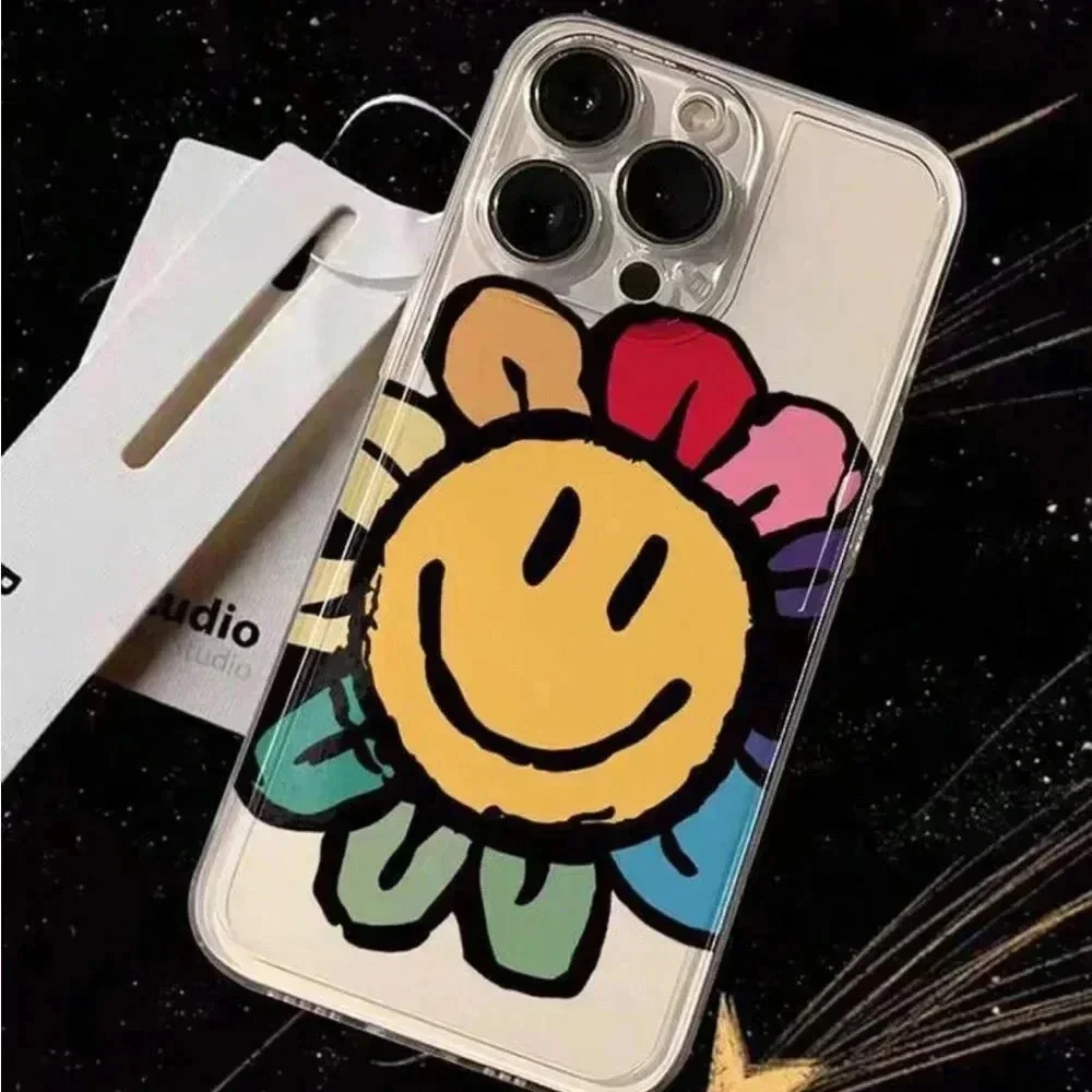 ⚠️Clearance iPhone 15/Pro/Pro Max Sun Flower Colorful Phone Case - Picture 3 of 6